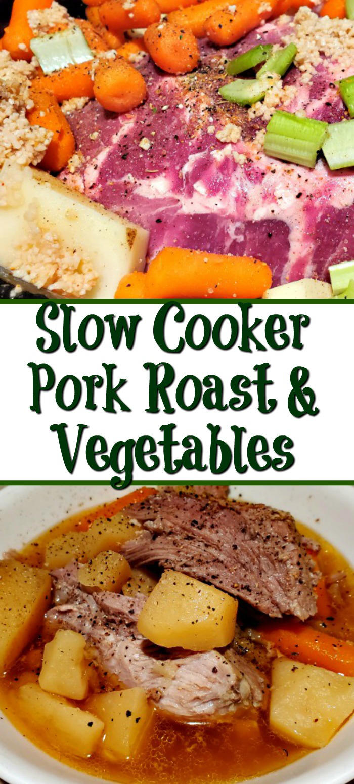 Comfort Food Slow Cooker Pork Roast!