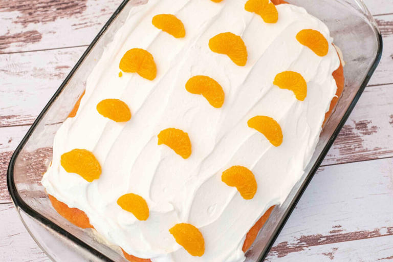 Orange Creamsicle Dessert Lasagna