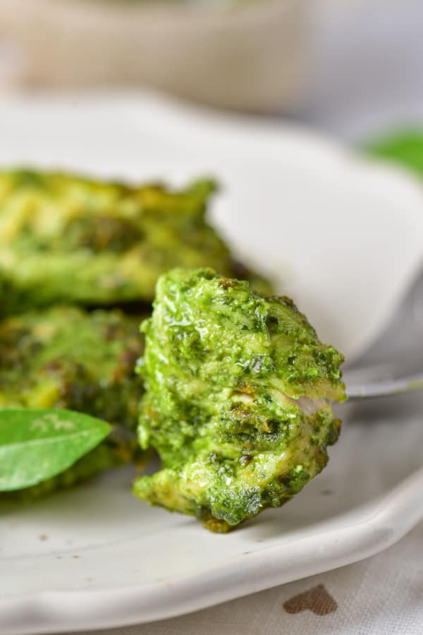 Air Fryer Pesto Chicken