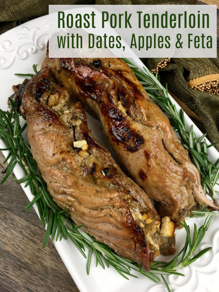 Roast Pork Tenderloin with Apples and Feta Recipe