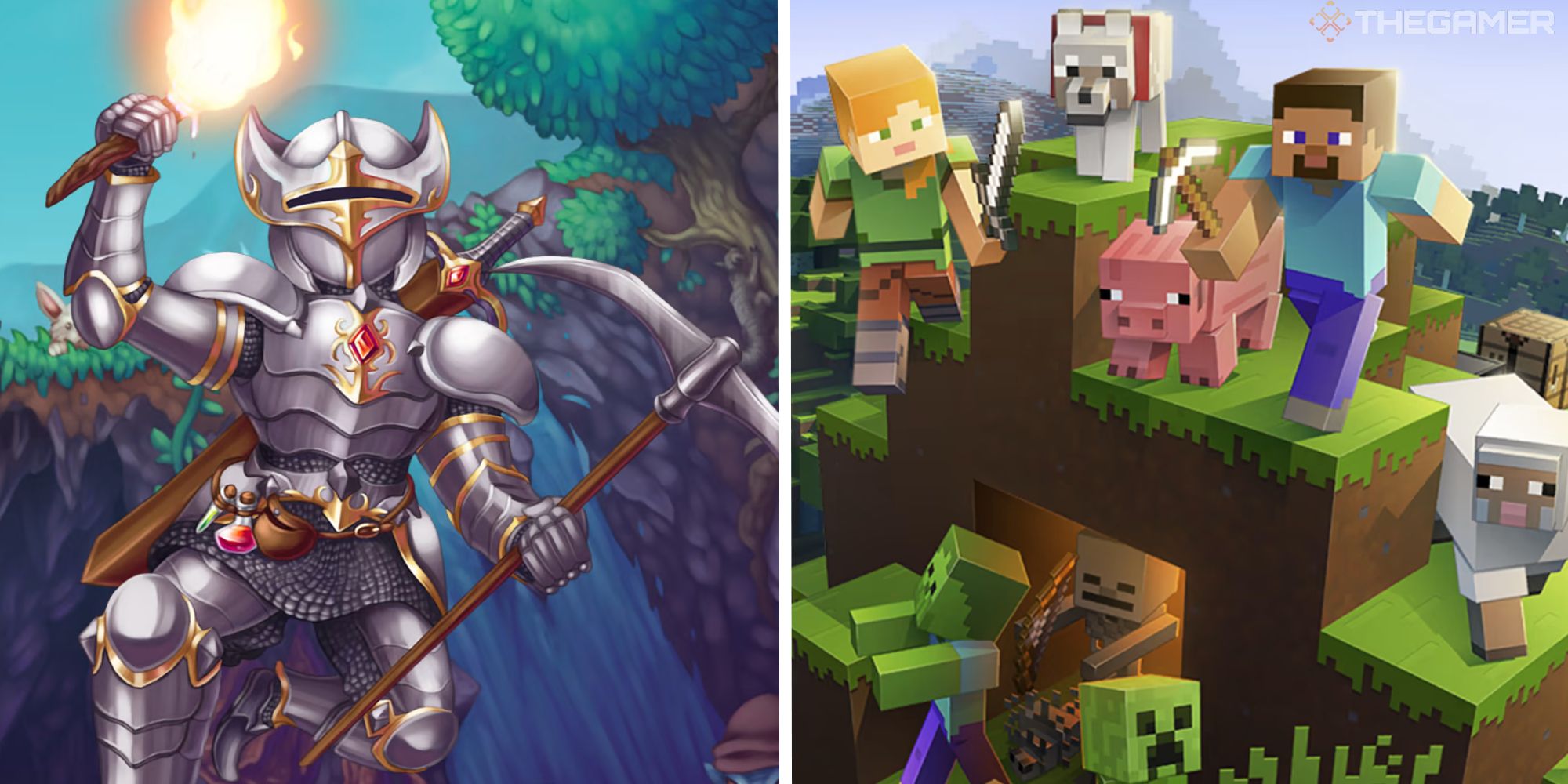 Minecraft vs terraria vs фото 4