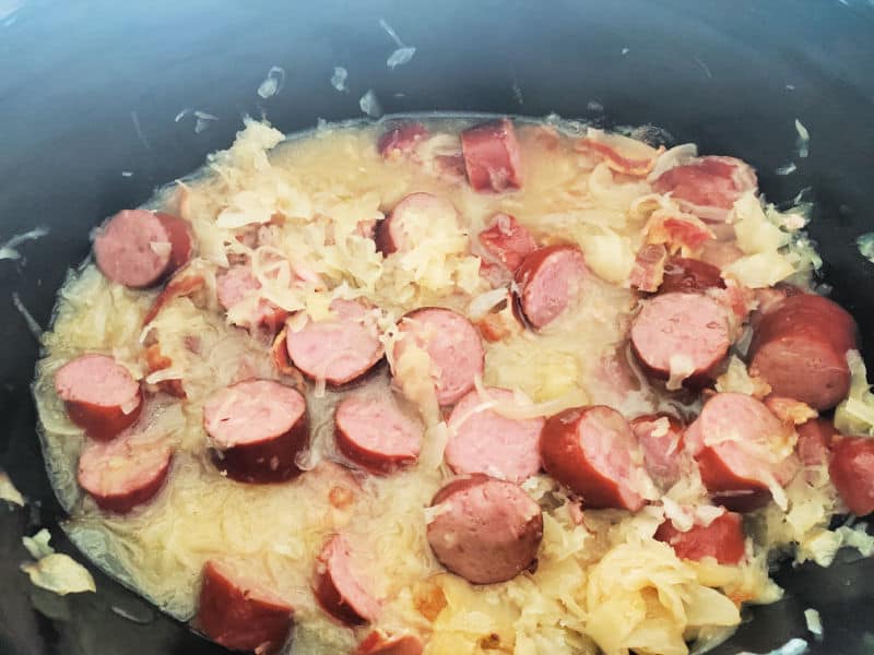 Crockpot Kielbasa And Sauerkraut