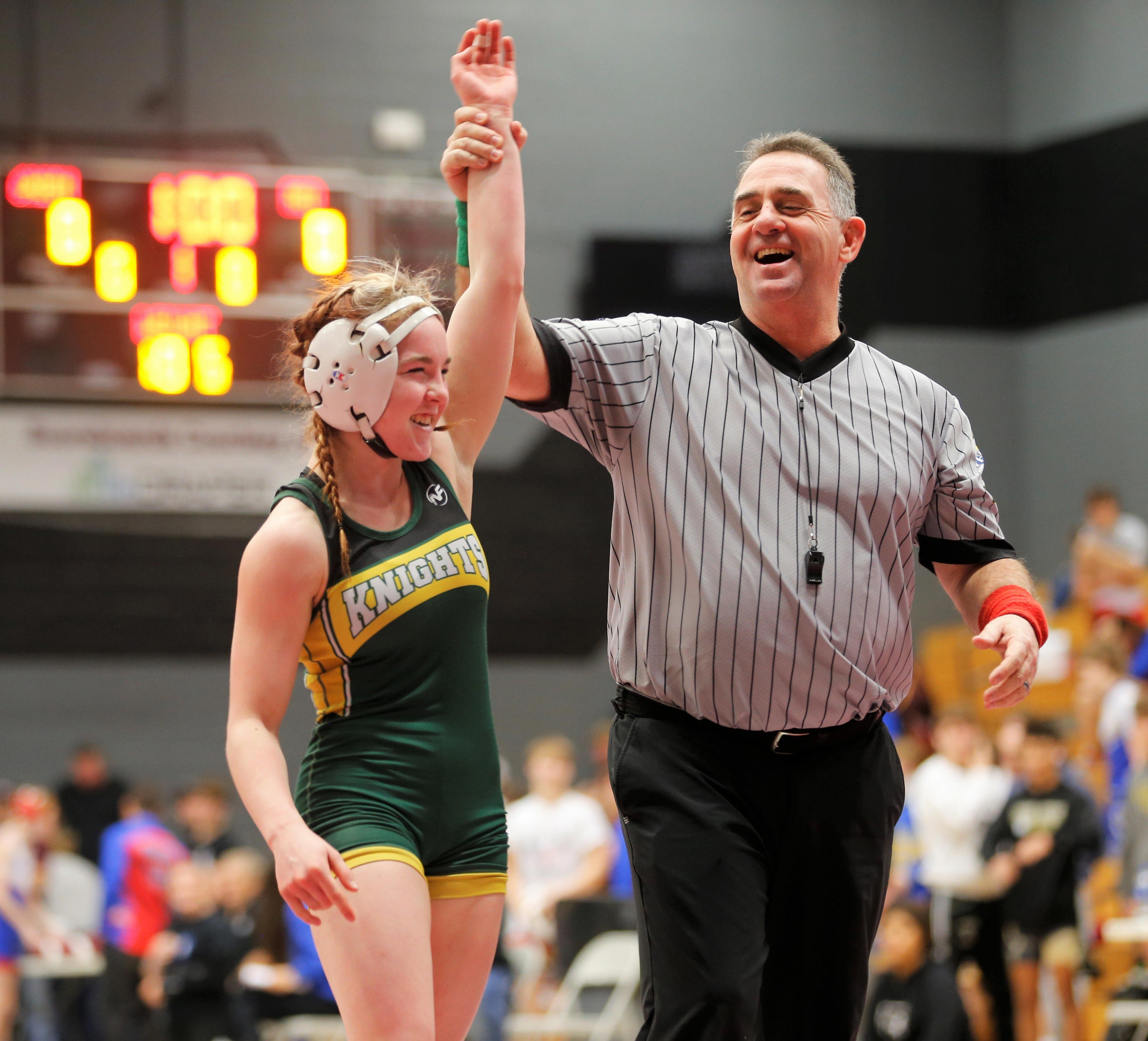 Northeastern wrestling star Heather Crull taking steps to accomplish 