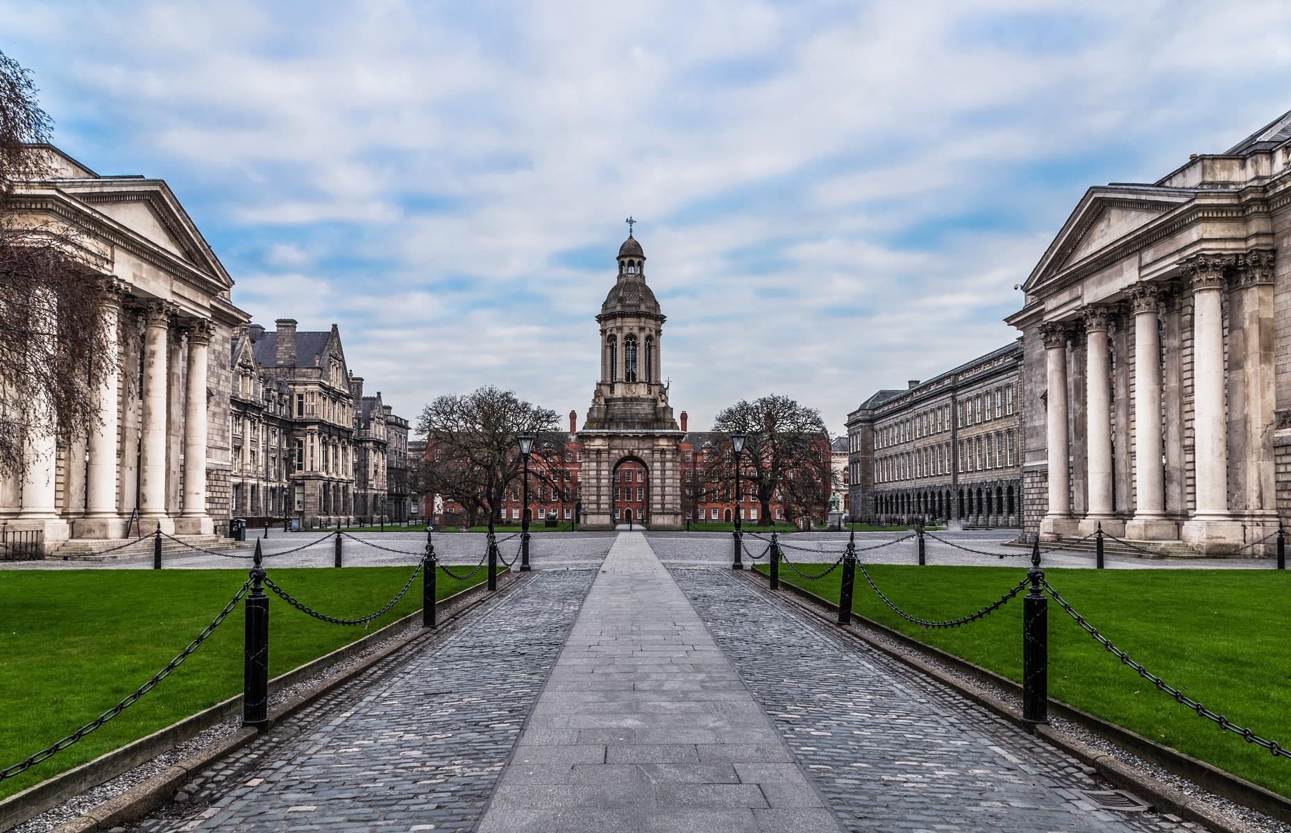 <p>Founded in 1592 by Queen Elizabeth I, <a href="https://www.tcd.ie/">Trinity College</a> is Ireland’s highest-ranked university. Yet its academic merits are not the only thing to admire about this historic institution, because the buildings that make up the campus are some of the finest in all of Dublin. Oscar Wilde and Samuel Beckett attended Trinity and any visitor shouldn't miss a trip to the library. The 16th-century building has floor-to-ceiling wooden shelves packed with hundreds of thousands of books.</p>