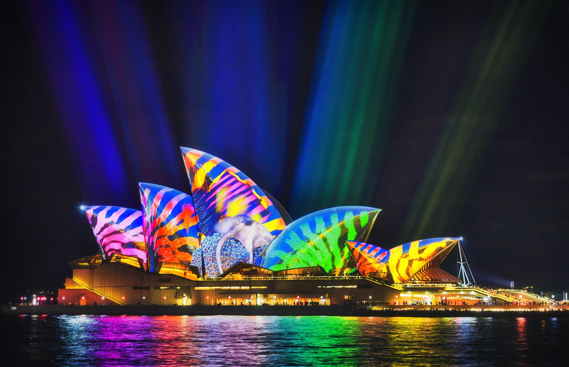 <p>Sydney is a stunner all year round, but visit the city in May and June and you’ll be in for an extra sensory treat. Each year, the city’s iconic buildings become a canvas for <a href="https://www.vividsydney.com/">Vivid Sydney</a> – a festival of light and music. Venture into the Central Business District from 6pm-11pm and watch dazzling light installations and projections illuminate historic sights including the Sydney Opera House, Customs House and Taronga Zoo Sydney. There are various paid-for music performances and creative events too.  </p>