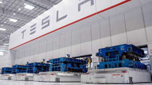 Tesla Giga Shanghai: Stamping Press (Tesla Q4 2022 report)