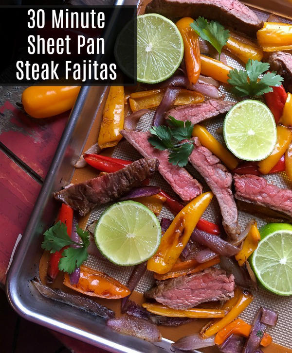 Quick and Easy Steak Sheet Pan Fajitas Recipe