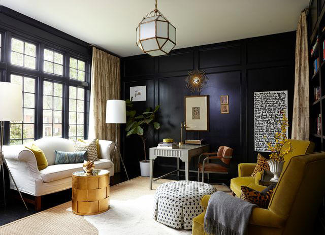 10 Black Living Room Ideas That Make a Moody Statement