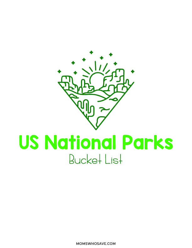 Us National Parks Checklist Map And Free Printable Bucket List 7210