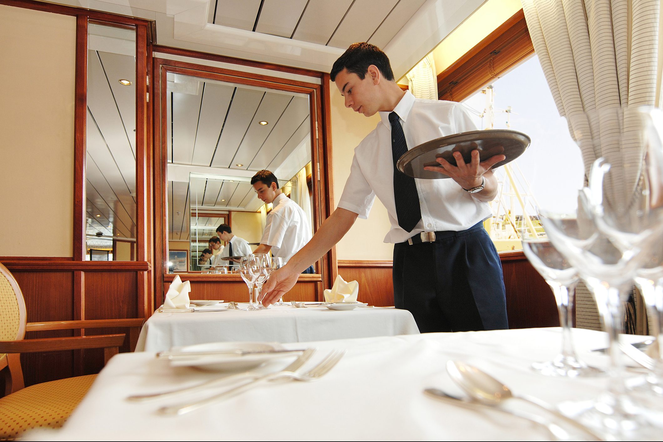 <p>It's true that <a href="https://www.rd.com/article/how-much-to-tip/">tipping</a> isn't the same on cruises as it is in other places—after all, most cruises are all-inclusive. But there are different levels of "all-inclusive." Luxury <a href="https://www.rd.com/list/best-all-inclusive-cruises/" rel="noopener noreferrer">all-inclusive cruises</a> don't require or expect tipping at all, while "regular" all-inclusive cruises don't require tips for basic services ... but it's a nice gesture, particularly if the staff member went above and beyond to help you.</p> <p><strong>What to do instead: </strong>It's still polite to tip your waiter $5 and your bartender $1 per drink at the restaurants. You can add it to the check or to your room tab, but cash tips are preferred. Bring at least $100 in cash with you onboard for tips and incidental expenses.</p>