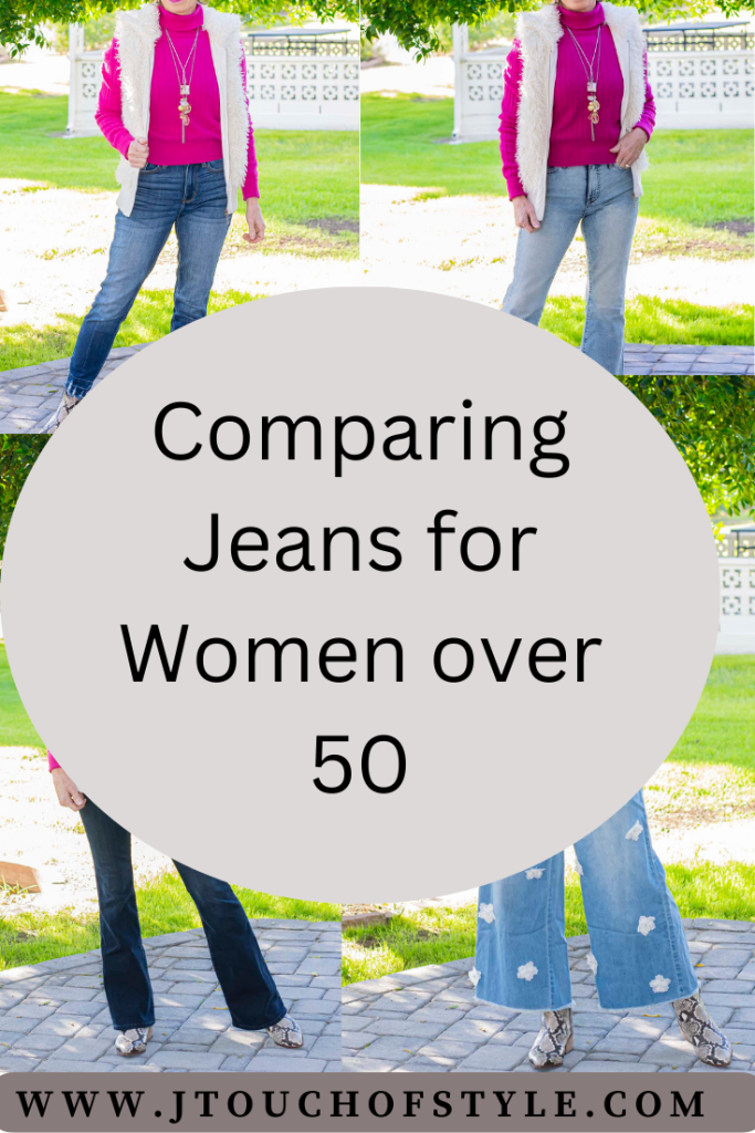Best Jeans for 50-Year-Old Woman: Comparison of Styles
