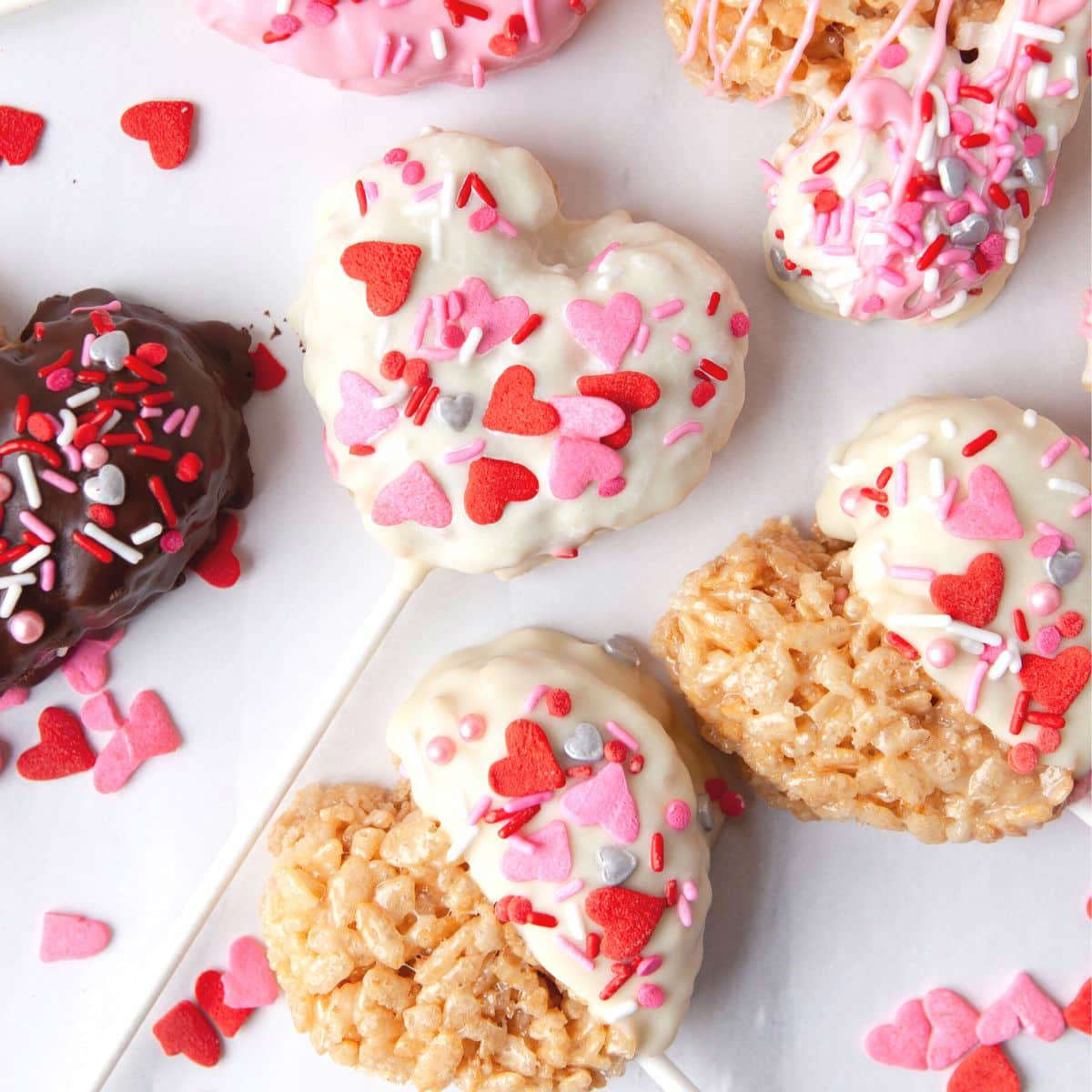Valentine #39 s Day Rice Krispies Pops Valentine #39 s Day Rice Krispies Pops
