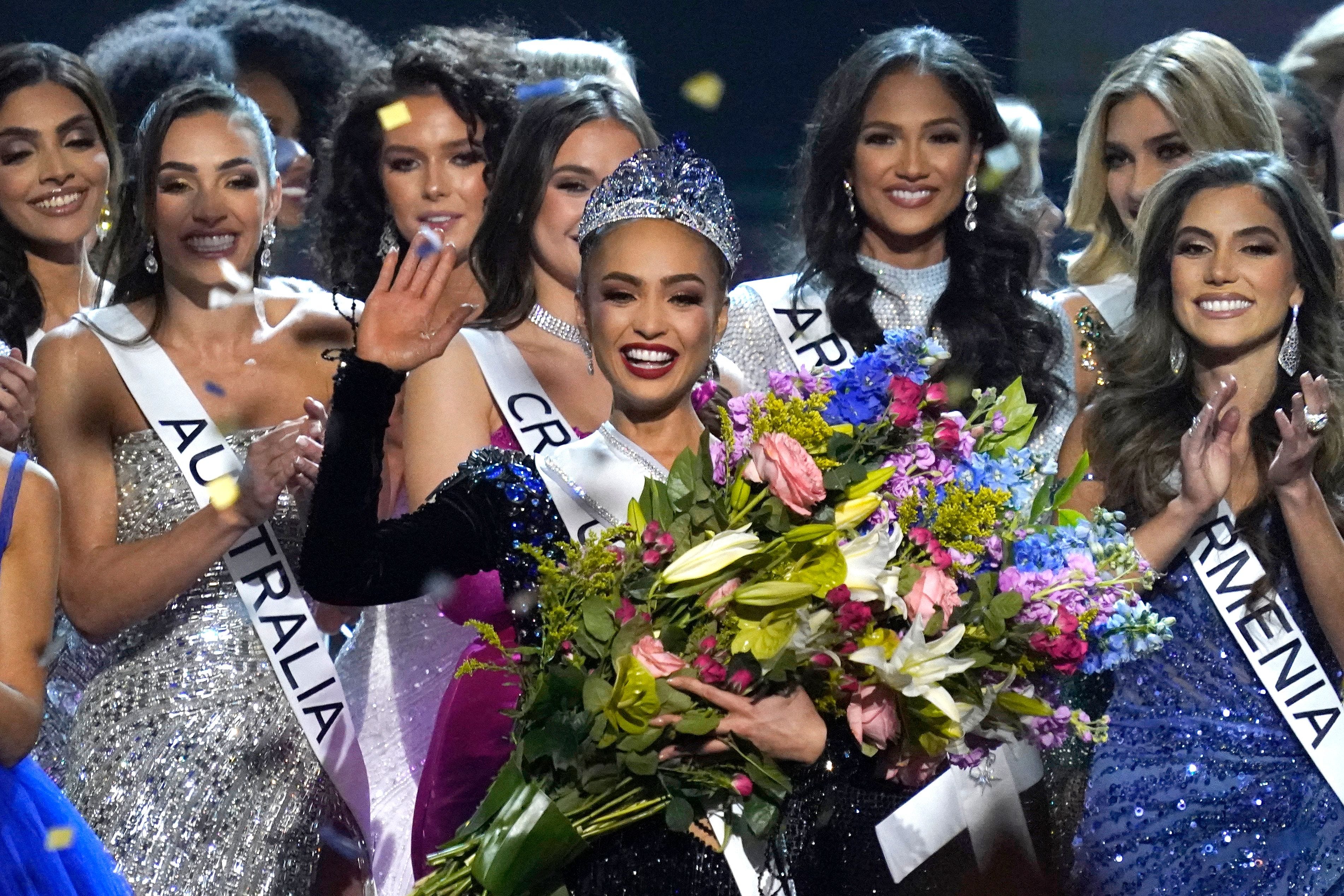 Miss Universe R'Bonney Gabriel will pass the crown to a new winner this