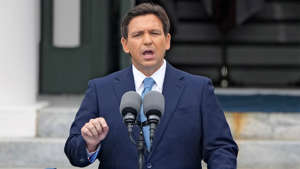 Florida Gov. Ron DeSantis speaks after being sworn in to begin his second term during an inauguration ceremony outside the Old Capitol on Jan. 3, 2023, in Tallahassee, Florida. AP Photo/Lynne Sladky, File