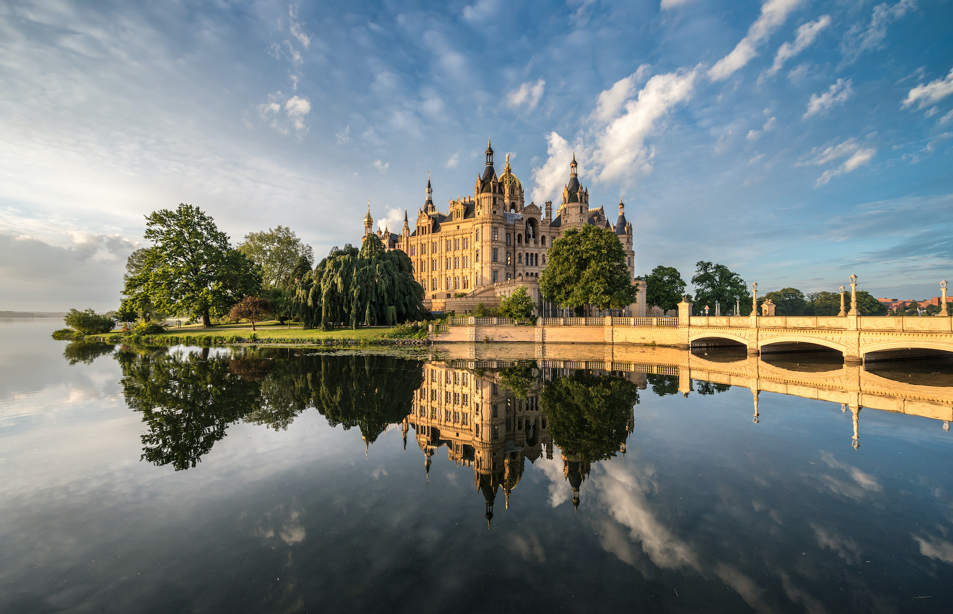 This sublime palace with more than 650 rooms is also the seat of the Mecklenburg-Vorpommern parliament. Discover <a href="https://www.schwerin.de/en/visit-schwerin/attractions/schwerin-castle/" rel="noreferrer noopener">Schwerin Castle</a>’s fabulous baroque gardens and orangery during your visit. Less than two hours by car from Hamburg and two and a half hours from Berlin, this German attraction is well worth the trip.