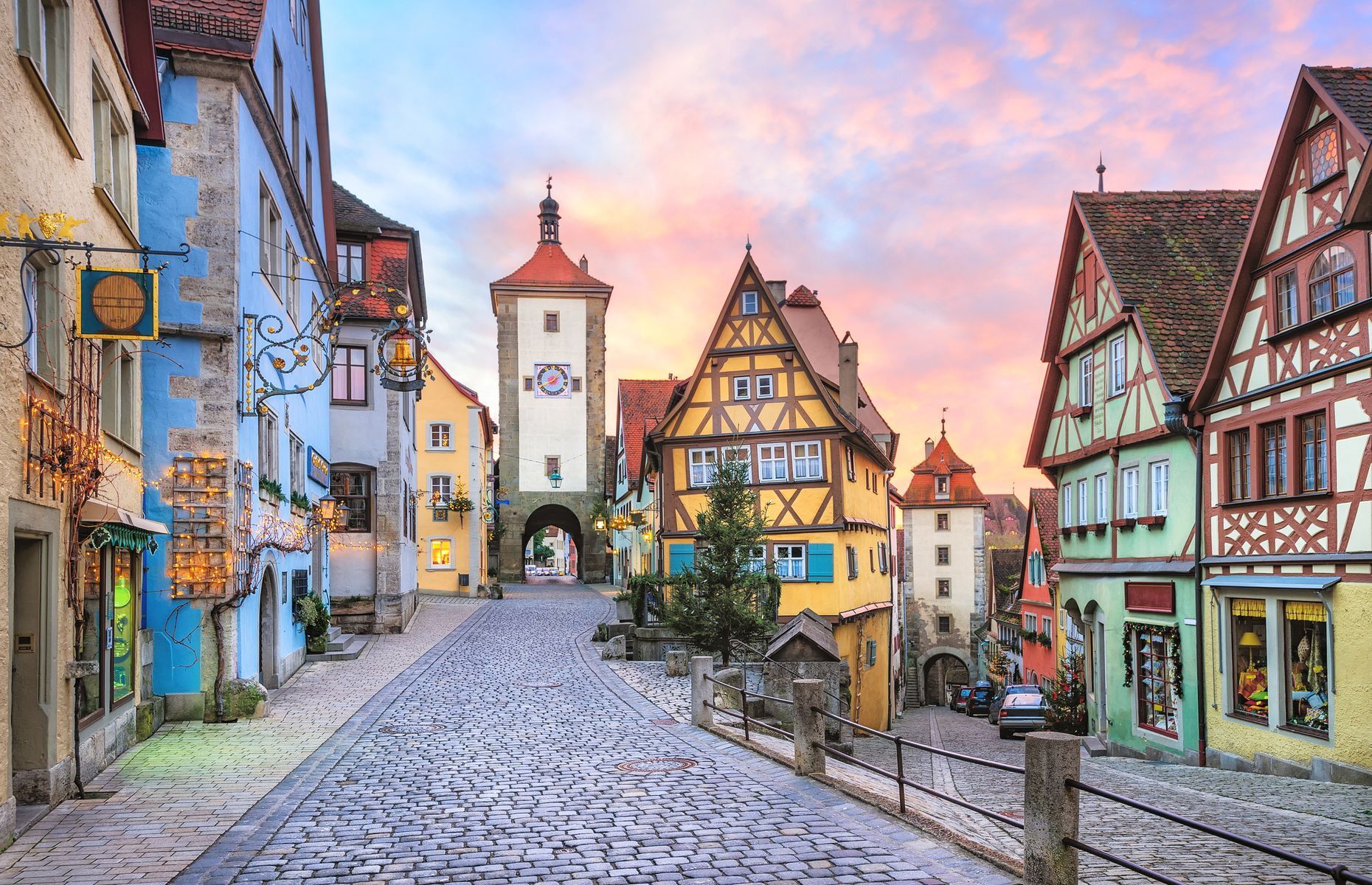 Located on the banks of the Tauber River, <a href="https://www.germany.travel/en/cities-culture/rothenburg.html" rel="noreferrer noopener">Rothenburg</a> is one of the best-preserved medieval towns in Europe. In addition to Marktplatz and the town hall, stop by Plönlein, an iconic site straight out of a fairy tale. Rothenburg is also a must-see for those planning to travel the German Romantic Road.