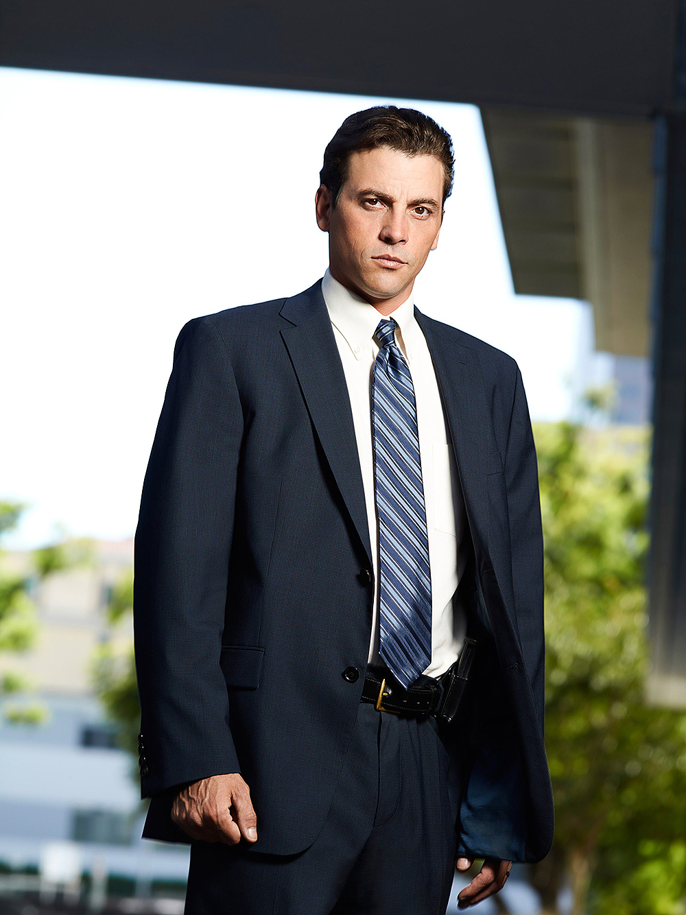 <p>Skeet Ulrich was ready for justice while starring in <em>Law & Order: Los Angeles</em>, which ran from 2010 to 2011. He reprised his character, Detective Rex Winters, who first appeared on <em>Law & Order: SVU</em>.</p>