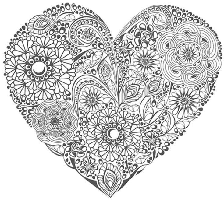 Love Coloring Pages for Adults