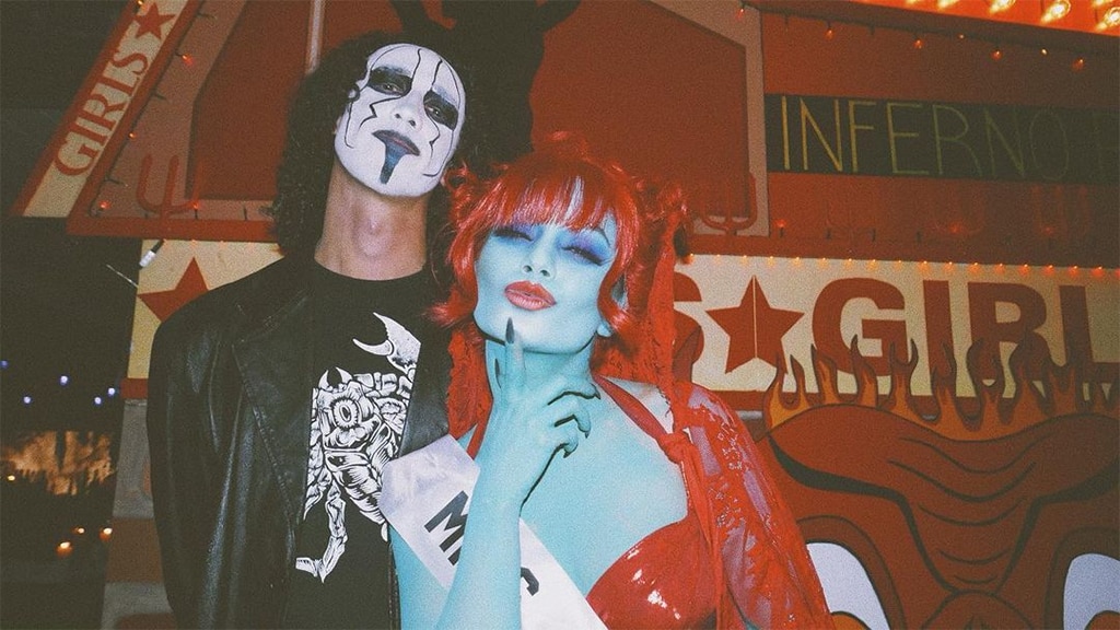 "Happy Halloween from Sting and Miss Argentina," Vanessa captioned this Instagram pic.