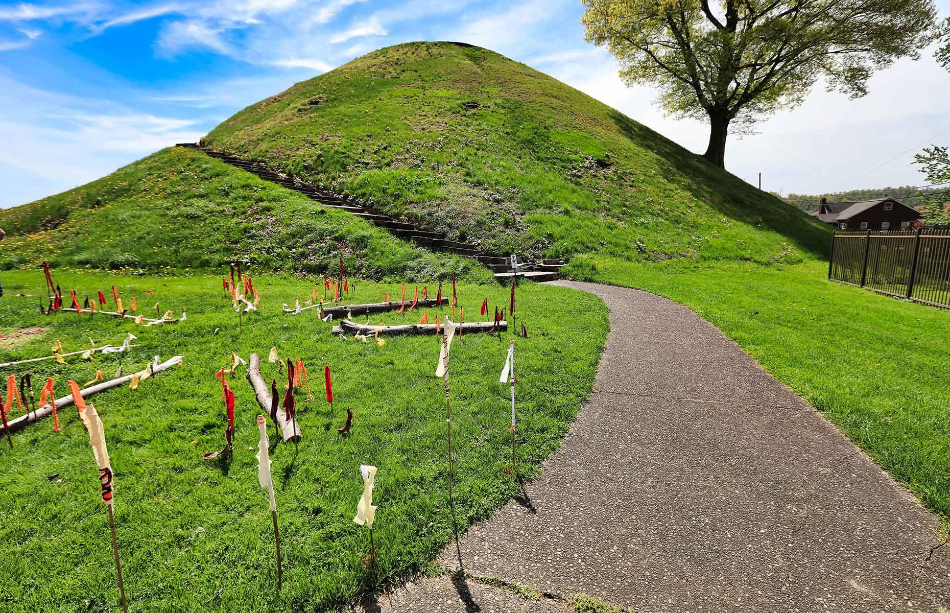 <p>You can visit most of West Virginia’s ancient earth mounds, but the <a href="https://wvculture.org/explore/grave-creek-mound/">Grave Creek Mound</a> in Moundsville is one of the most impressive. Back in 250 BC, the Adena people used more than 57,000 tons of sand and earth to create one of the largest Adena mounds ever found, and today you can follow a winding trail up to the top. The site now forms part of the Grave Creek Archaeological Complex, and a trip to the museum will take you all the way back to the Ice Age.</p>  <p><a href="https://www.loveexploring.com/galleries/138023/the-best-budgetfriendly-family-day-out-in-your-state?page=1"><strong>This is the best budget-friendly family day out in your state</strong></a></p>
