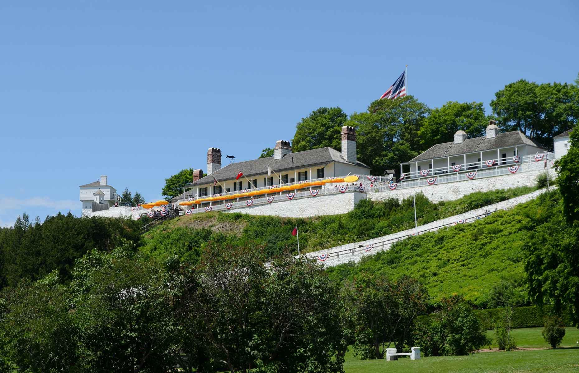 <p>Get hands-on with history at <a href="https://www.mackinacparks.com/parks-and-attractions/fort-mackinac/">Fort Mackinac</a> on Mackinac Island, northern Michigan. The former military outpost was built by the British army between 1780 and 1782 and switched between British and American possession until the US took it for the final time in 1815. It remained active until 1895. The fort is open to the public and boasts themed exhibitions, tours and live programs where you can have a go at firing a cannon.</p>  <p><a href="https://www.loveexploring.com/galleries/114482/ghost-towns-hiding-in-the-worlds-deserts?page=1"><strong>Take a look at these ghost towns hiding in the world's deserts</strong></a></p>