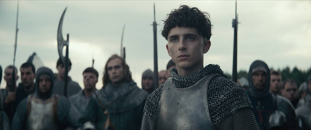 <p><i>The King </i>chronicles the rise of Henry V and the succession of his father. Director David Michod bases the film's premise on several works by William Shakespeare. </p> <p>Sharpened wooden stakes that the English used as a defense to line the shores of the wars and realistic recreations of actual battles like the Battle of Agincourt and the Siege of Harfleur are incorporated into the movie. </p>
