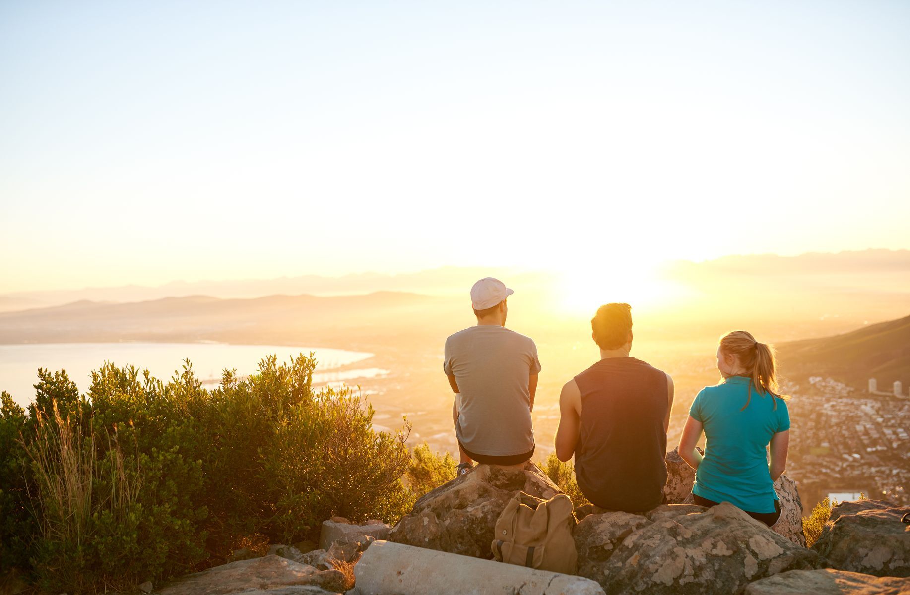 Watching the sunrise