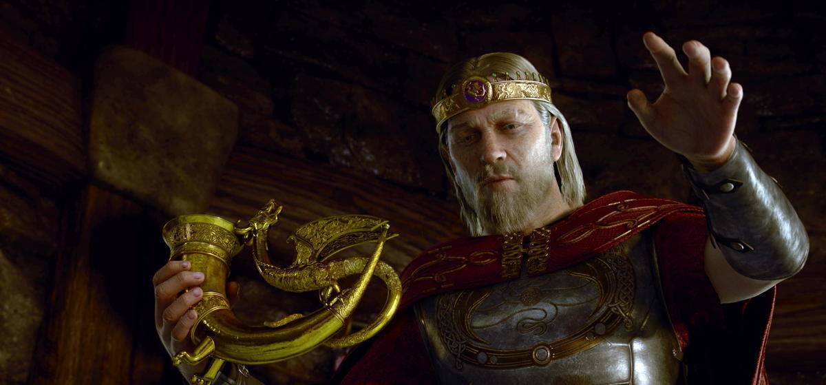 <p>Director of <i>Beowulf</i>, Robert Zemeckis, effectively combines CGI graphics, animation, and motion capture with his depiction of the Medieval period. </p> <p>Ray Winstone's (Beowulf) costume perfectly represents traditional warriors' armor. Animation and make-up realistically enhance the battle scenes. Fire-breathing dragons and other monsters come to life in the film and look as life-like as possible. </p>