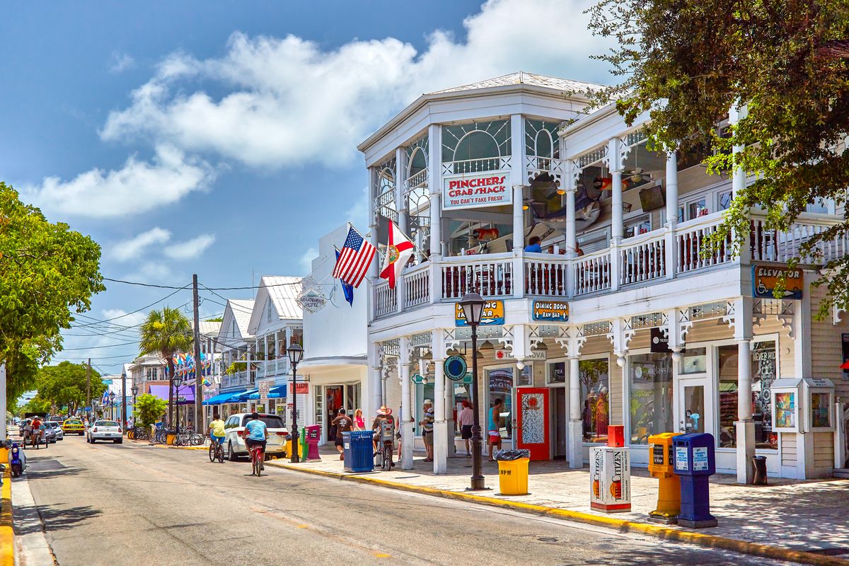 <p>If you're looking for quirky over quaint, you'll love Key West—especially Duval Street, which is bursting with character. Don't miss a ride on the famous <a href="https://www.conchtourtrain.com/">Conch Tour Train</a>. And if you leave without getting a slice of key lime pie, did you even go?</p><p><a class="body-btn-link" href="https://go.redirectingat.com?id=74968X1553576&url=https%3A%2F%2Fwww.tripadvisor.com%2FTourism-g34345-Key_West_Florida_Keys_Florida-Vacations.html&sref=https%3A%2F%2Fwww.countryliving.com%2Flife%2Ftravel%2Fg4813%2Fbest-small-towns-in-florida%2F">Shop Now</a></p>
