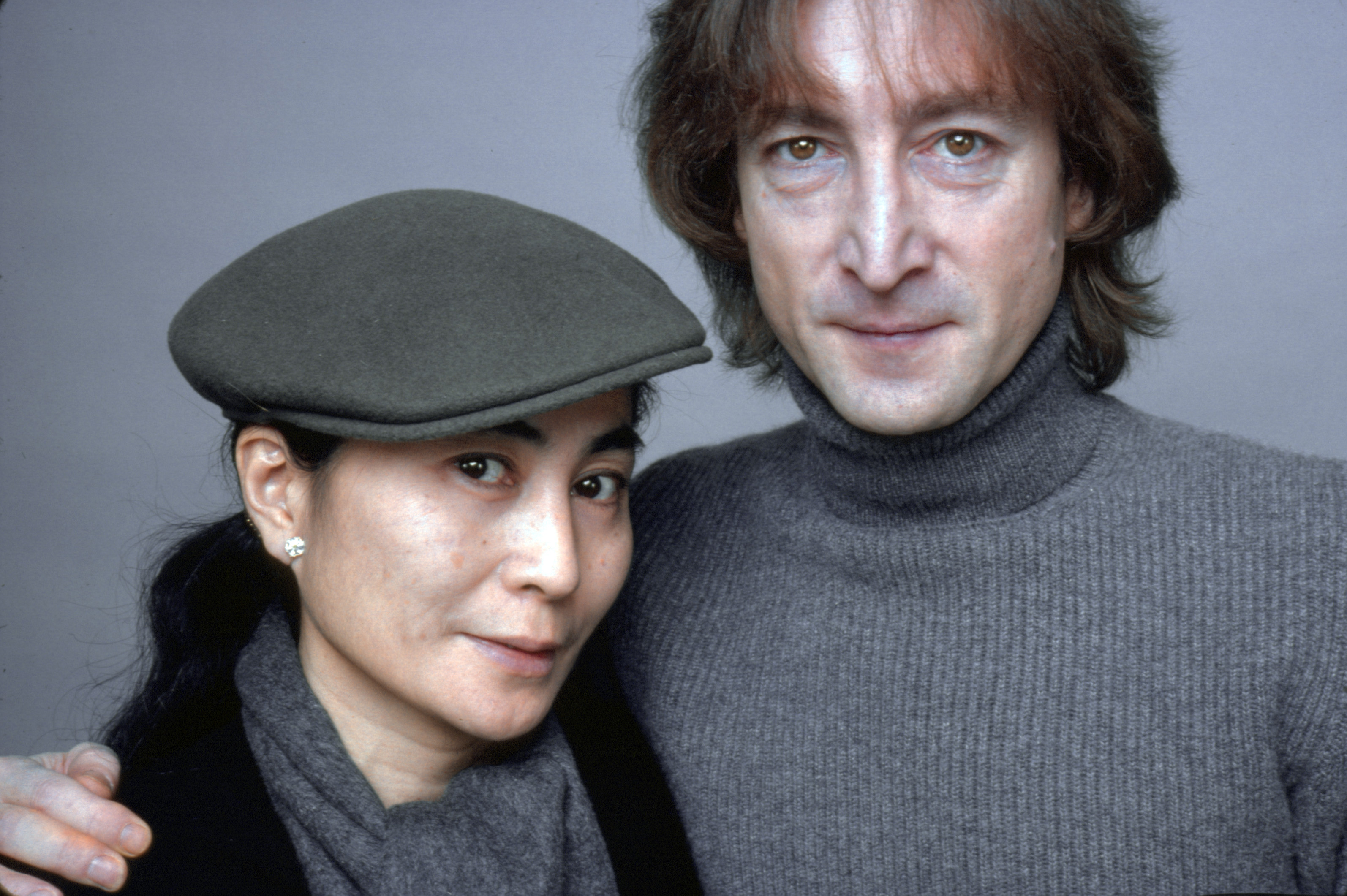 <p><span>On Dec. 8, 1980 -- 11 years after they were married -- Yoko Ono became a widow when John Lennon was shot and killed by a crazed fan of his band, The Beatles. John was Yoko's third husband; she never remarried. She has worked to continue his legacy, funding the Strawberry Fields memorial in Manhattan's Central Park, the Imagine Peace Tower in Iceland and the since-closed John Lennon Museum in Japan. This portrait of John and Yoko was taken just a month before his murder.</span></p>