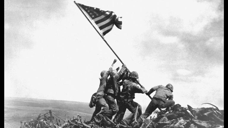 On this day in history, February 23, 1945, US Marines raise American ...