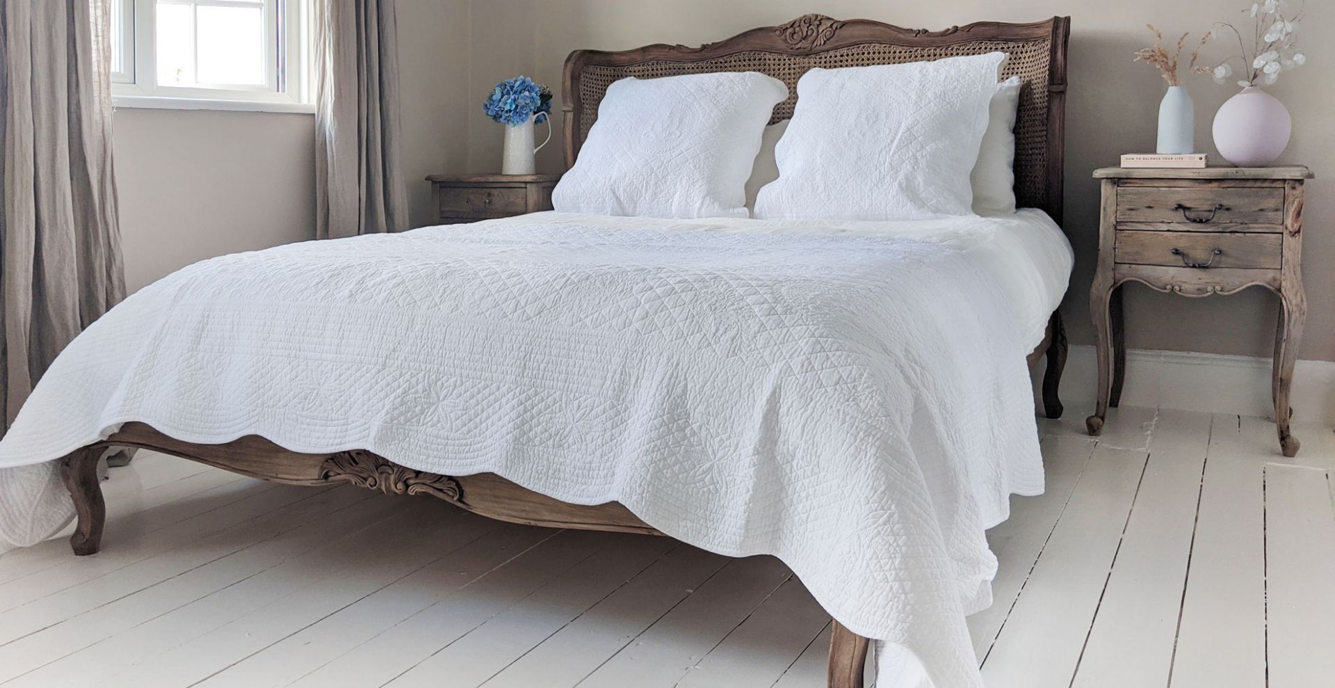 <p>                     No matter what type of duvet you choose, whether a feather option or a modern hollow-fiber design, the key to making it feel hotel-worthy is the size that you choose.                    </p>                                      <p>                     As potentially one of the most important elements of a bedroom, Georgia Metcalfe, founder of French Bedroom explains how 'size matters' when it comes to duvets, “Using a duvet that is a size bigger than your mattress – for example, a super king duvet on a king size bed – will create a hotel feel and instantly make the room more luxurious.”                    </p>