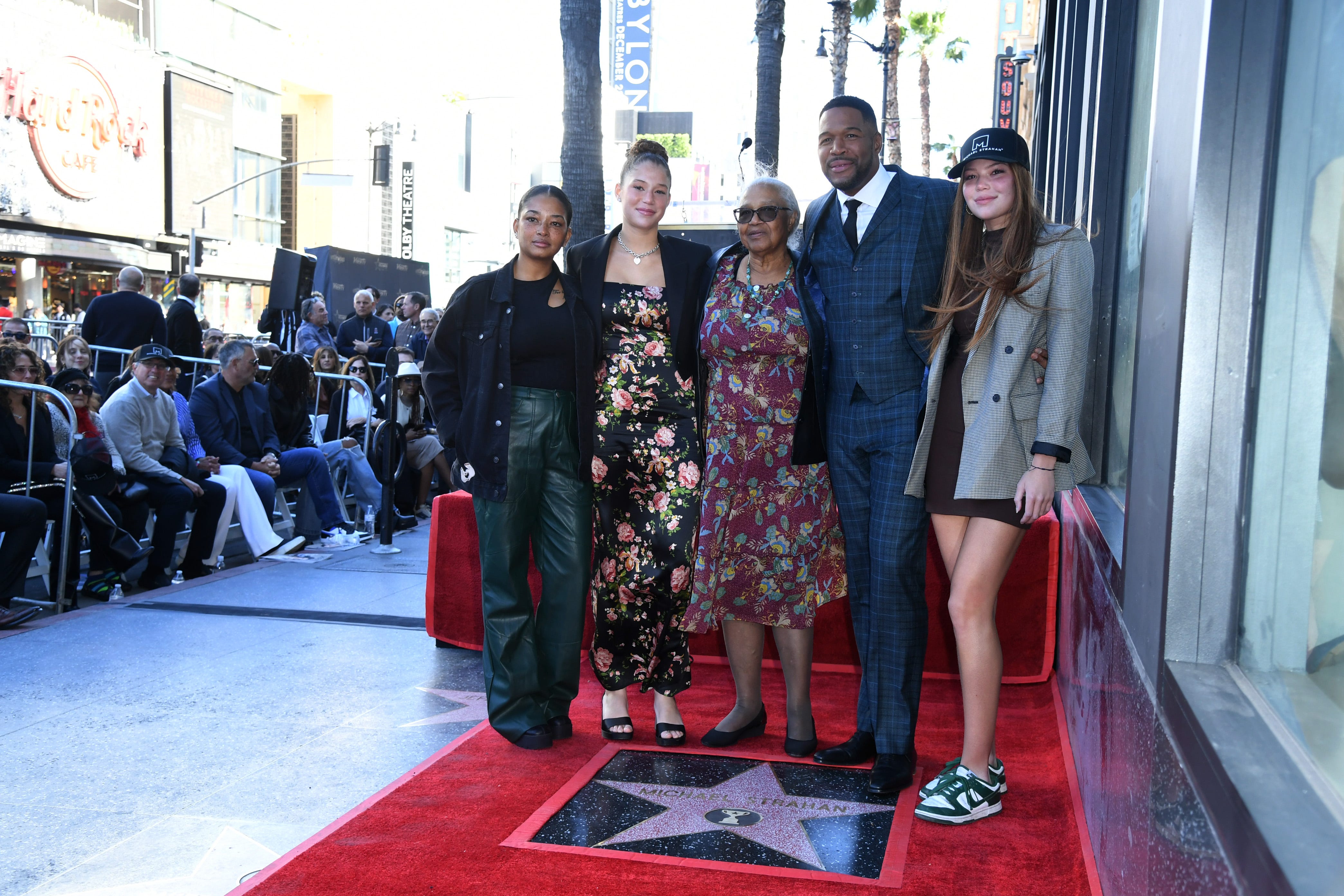 The Strahan family also came out to support him. Strahan sent his thanks to all of those who have supported him along his career<a href="https://www.instagram.com/p/Cnxs6wMP_Vx/"> on Instagram writing,</a> "Many people have been there with me along the way, and I am tremendously grateful to you all. I'm just having fun, and when you have fun and work hard... Anything is possible."