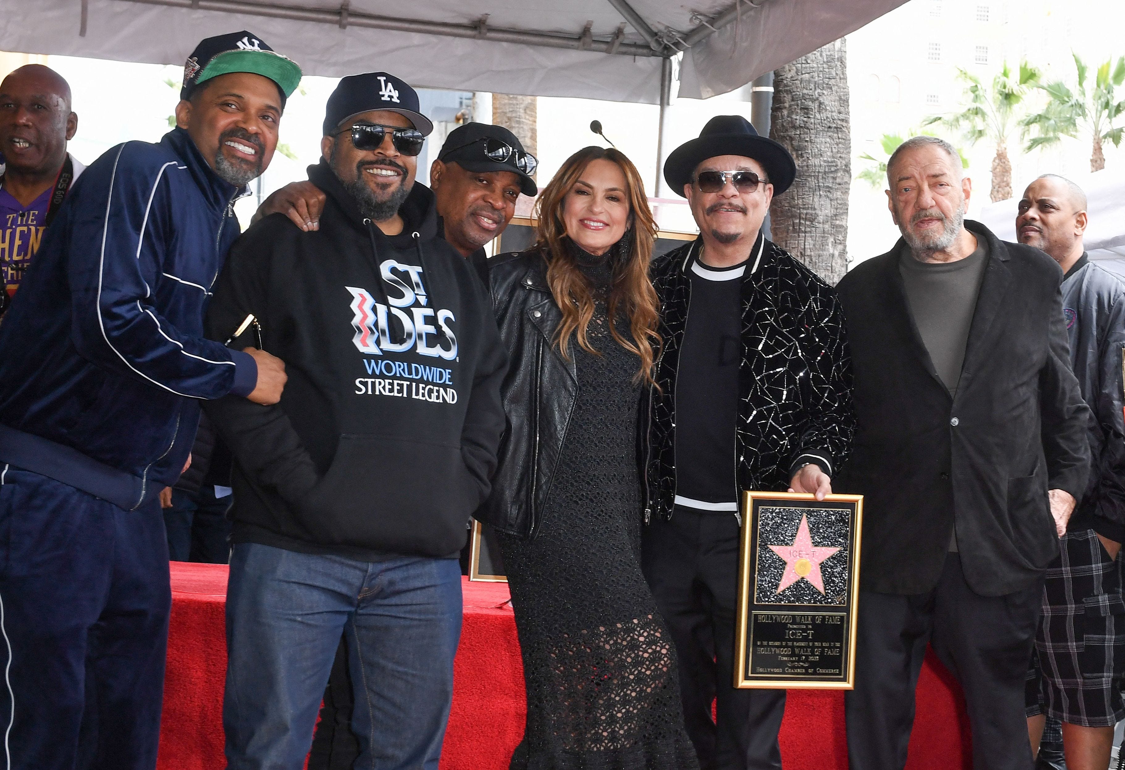 A bunch of special guests came to support Ice-T including Mike Epps, Ice Cube, Chuck D, Mariska Hargitay and producer Dick Wolf.