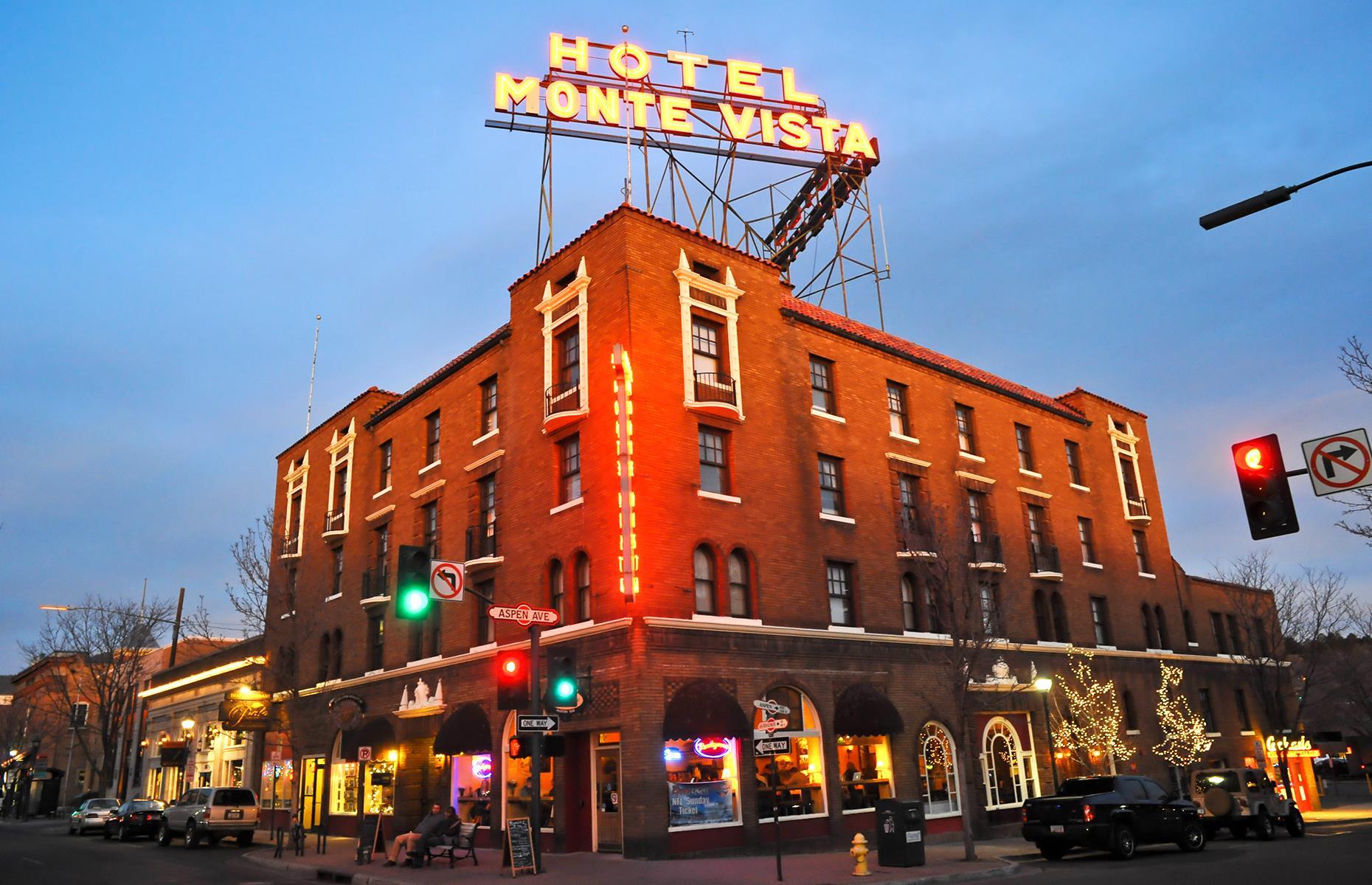 <p>Flagstaff's 1920s <a href="https://hotelmontevista.com/">Hotel Monte Vista</a> is apparently home to some of the creepiest ghosts in America. Among them is the super-scary former inhabitant "Meat Man" who apparently had a penchant for hanging raw meat about his room – it's said that guests have felt his presence in his old abode. There are also rumours of a phantom bellboy, once witnessed by Western star John Wayne.</p>