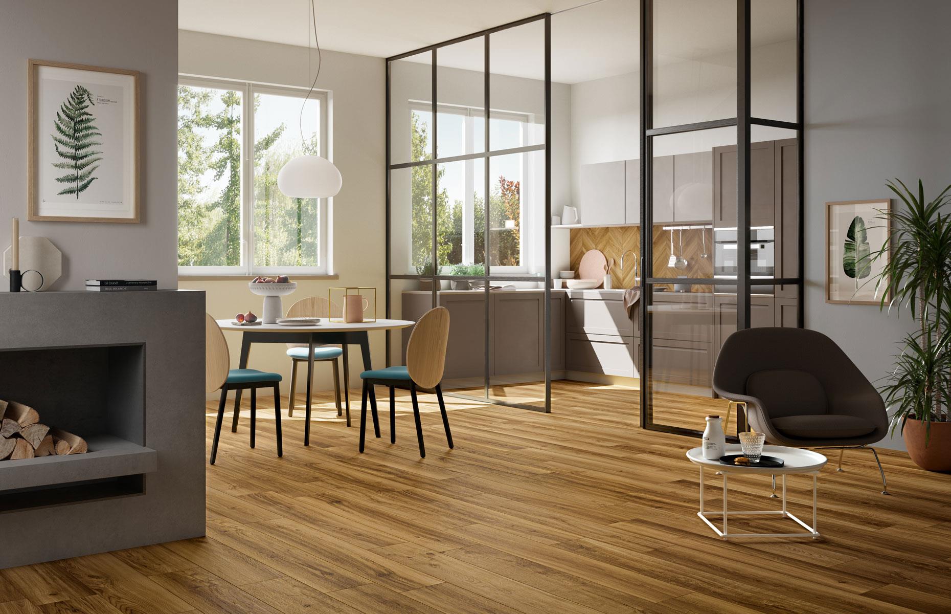 <p>An open-plan living and kitchen area has many benefits but sometimes shutting off the kitchen whilst cooking is more practical. Glass walls create the best of both worlds; noise steam and cooking smells can be closed off without compromising on light or sense of space. </p>