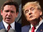 Ron DeSantis and Donald Trump. Paul Hennessy/SOPA Images/LightRocket via Getty Images and Scott Eisen/Getty Images
