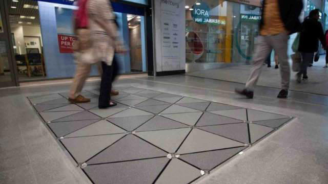 These high-tech tiles generate energy from our footsteps — and they ...
