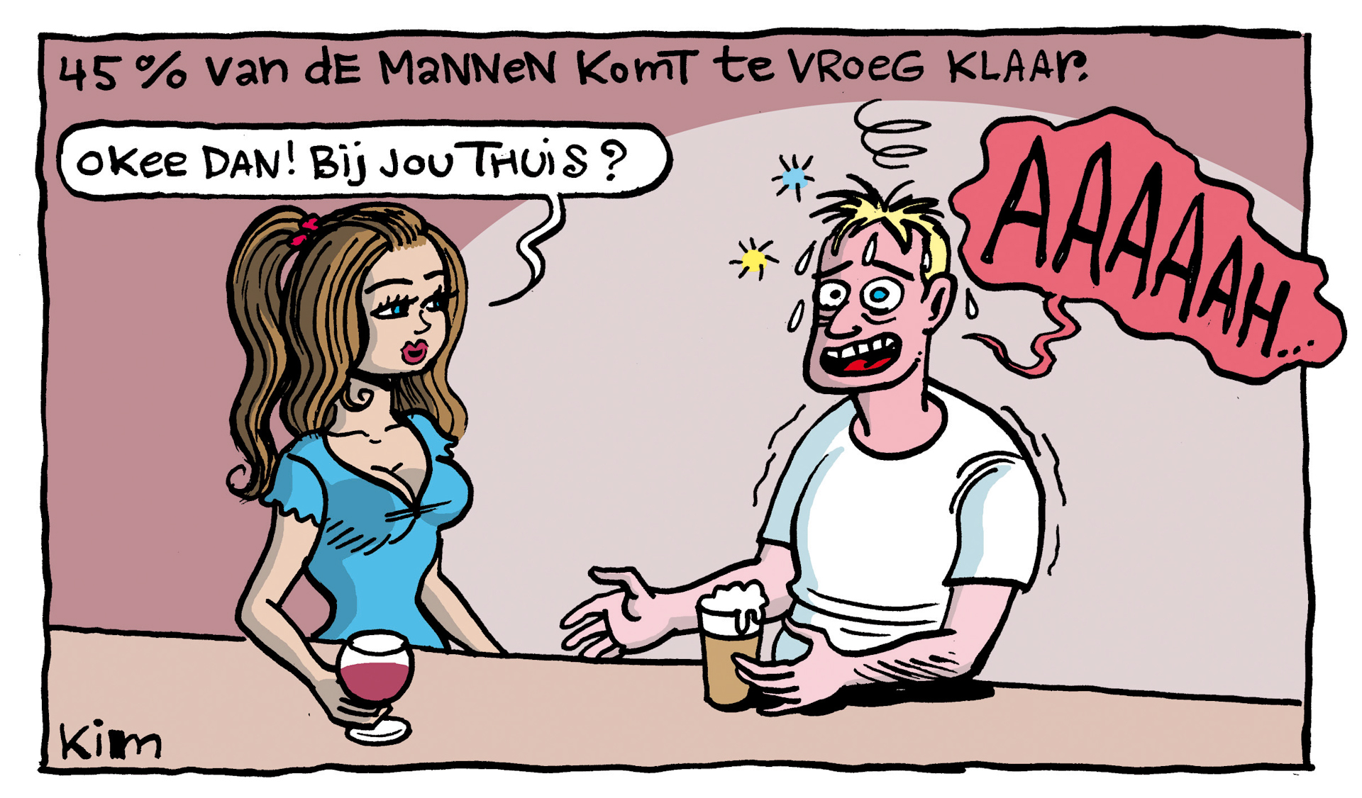 Zoveel mannen komen te vroeg klaar