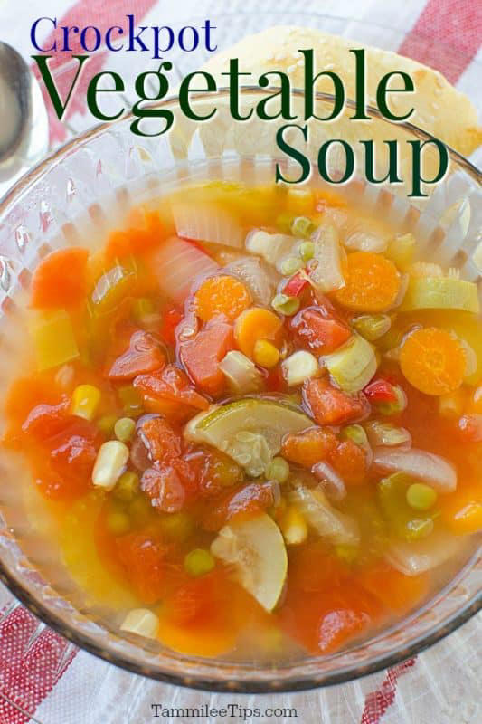 Crockpot Vegetable Soup Recipe
