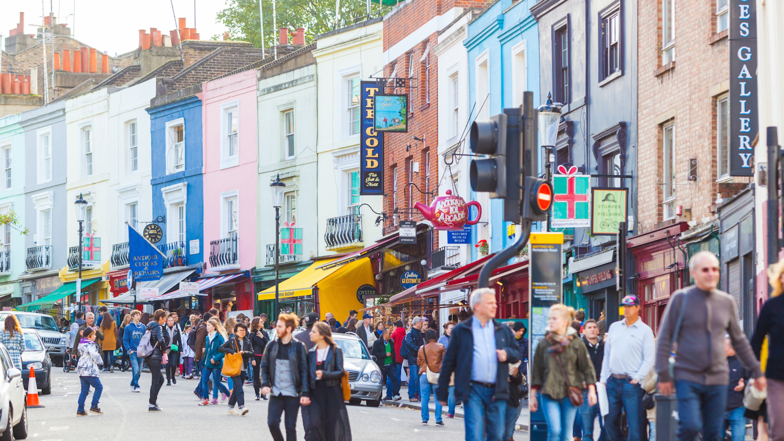 <p><span><span>I don't know what's more famous: Notting Hill or <em>Notting Hill</em>? Both the movie and the place attract loads of tourists, though it's the market on Portobello Road that is more famous than both combined. </span></span></p><p>You may also like: <a href='https://www.yardbarker.com/lifestyle/articles/21_creative_camping_food_and_drink_hacks/s1__35866145'>21 creative camping food and drink hacks</a></p>