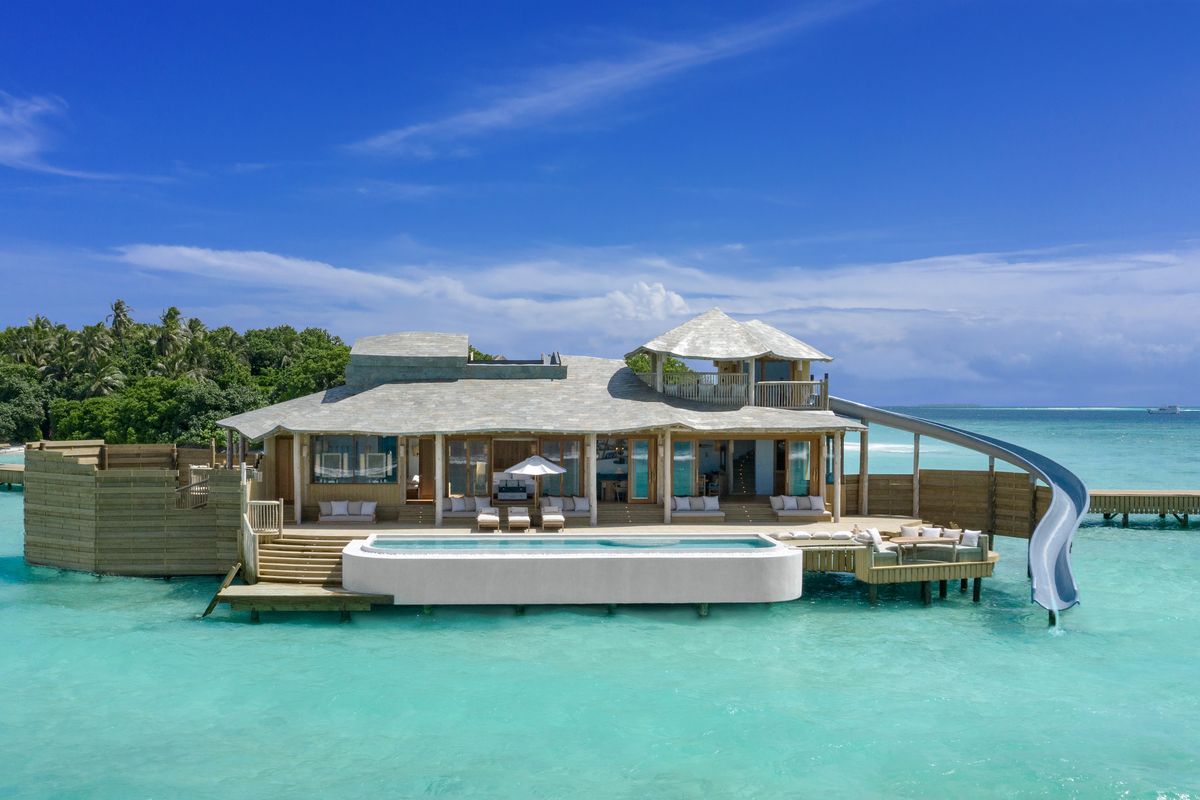 <p>We're dreaming of a trip to <a href="https://soneva.com/soneva-fushi">Soneva Fushi</a> this upcoming season, as it's home to some of the world's finest over-the-water villas (they're also the largest!), amenities, and experiences. The villas feature retractable roofs for stargazing, catamarans, and an incredible indoor-outdoor living concept that'll have you wanting to stay forever. Soneva Fushi offers private excursions, tours, and activities for anything you could think of, like glassblowing, free diving, historical tours, and sustainable living seminars. And you won't want to miss out on dining at one of the property's acclaimed dining establishments, as every chef has come from a Michelin-starred restaurant.</p>