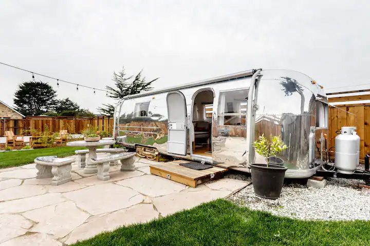 <p>Sitting just 300 meters from Poplar Beach, you can’t get a better location than this converted <a href="https://www.airbnb.co.uk/rooms/plus/28583591">1967 Airstream</a>. It’s on a 4000-square-foot lot, fenced in, and is a favorite among those who travel with pets. </p><p>Inside, there’s a cozy queen bed, kitchen, dining area, and bathroom with a full shower. It’s incredible how much hosts Matthew And Guliz have packed into this tiny home, and it does not disappoint. </p>