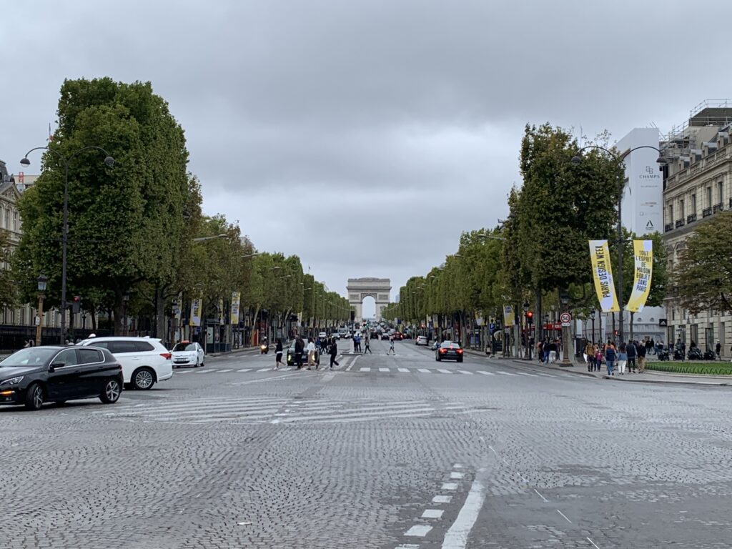 <p>Champs-Élysées is a famous avenue in Paris, France that stretches over a mile from the Place de la Concorde to the Arc de Triomphe. The avenue is lined with luxury shops, theaters, and cafes, making it a popular destination for locals and tourists. </p> <p>The avenue is also known for its stunning views of Paris, as it offers a direct view of the Eiffel Tower from one end and the Arc de Triomphe from the other. Throughout the year, Champs-Élysées hosts several events, such as the Bastille Day parade, the Tour de France finish line, and the Christmas market, which adds to the avenue’s charm and attraction.</p>