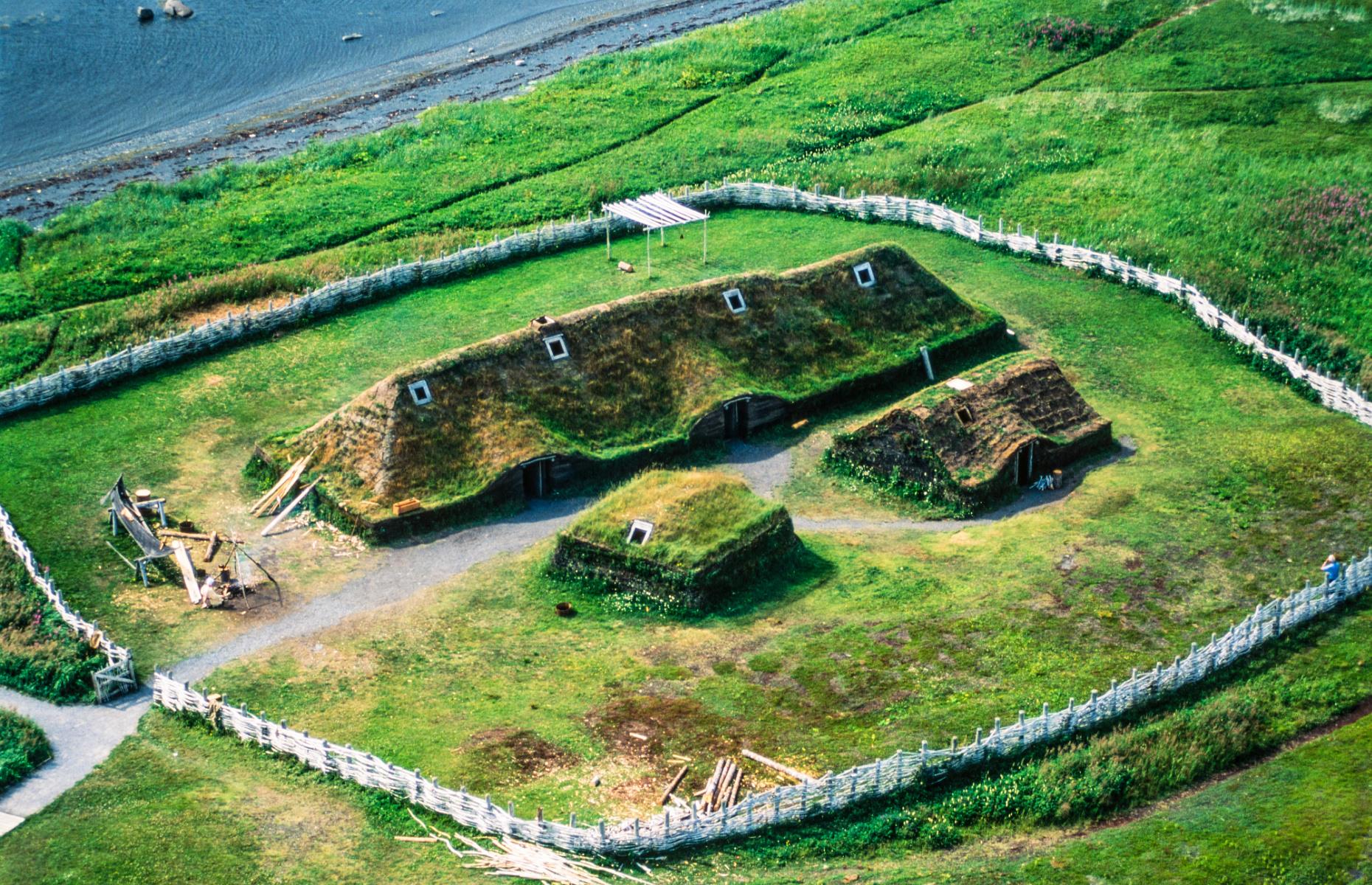 <p>If Gros Morne isn’t enough, the Viking Trail continues northwards to <a href="https://www.pc.gc.ca/en/lhn-nhs/nl/meadows">L’anse aux Meadows National Historic Site,</a> located at the tip of Great Northern Peninsula. The archeological site is the only confirmed Norse encampment in all of North America, and its artefacts are estimated to be over 1,000 years old. Today the site features a recreated base camp and costumed interpreters as well as original artefacts.</p>