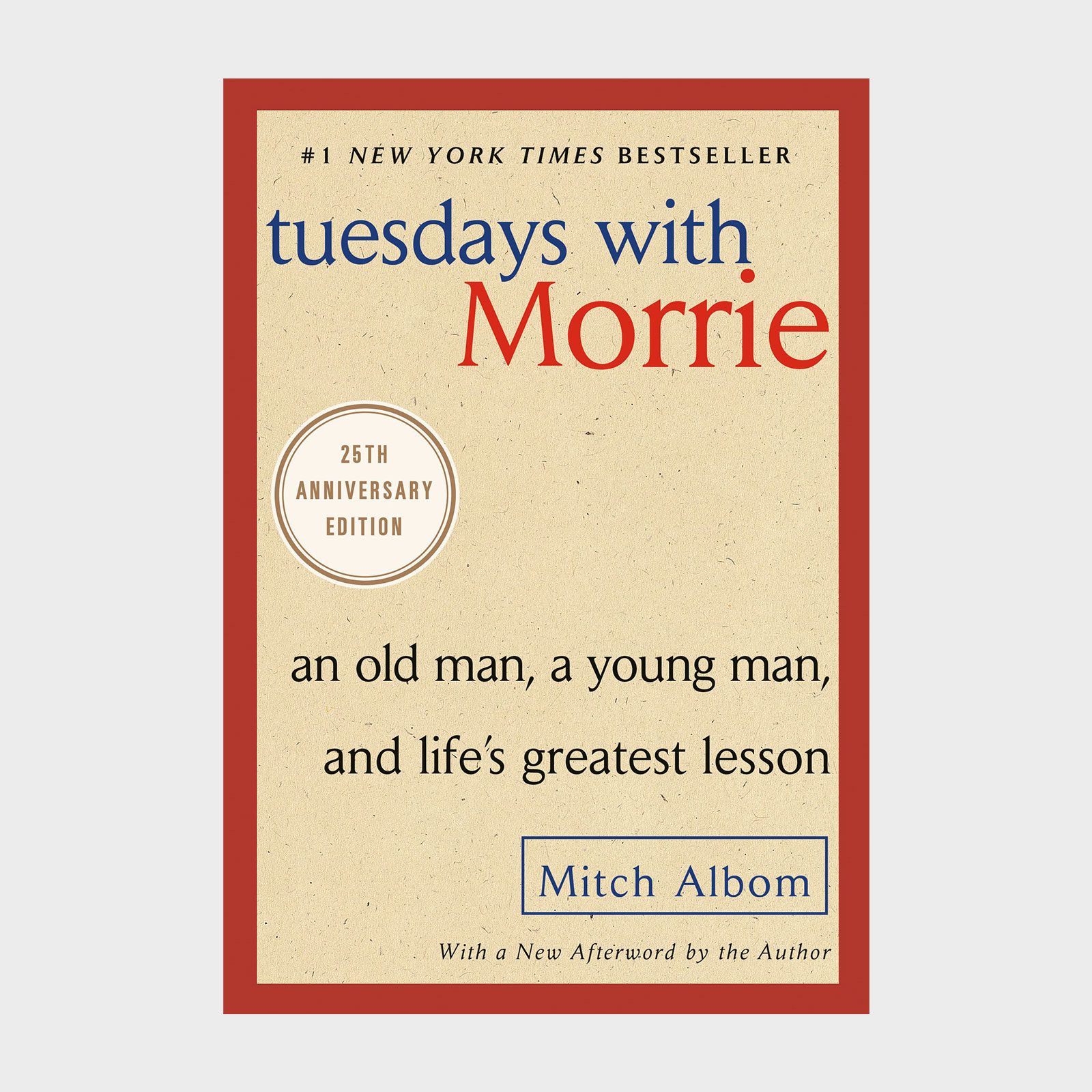 <p>For bestselling author Albom, it was his college professor Morrie Schwartz's sound advice that gave the young writer a more profound view of the world. Years later, as that view was waning and Morrie's insights fading, Albom rekindled his relationship with his old mentor. Every Tuesday, Albom sat in Morrie's study for lessons on living, all chronicled in one of the most popular inspirational books, 2002 fan-favorite <em><a href="https://www.amazon.com/Tuesdays-Morrie-Greatest-Lesson-Anniversary/dp/076790592X" rel="noopener">Tuesdays with Morrie</a>.</em></p> <p class="listicle-page__cta-button-shop"><a class="shop-btn" href="https://www.amazon.com/Tuesdays-Morrie-Greatest-Lesson-Anniversary/dp/076790592X">Shop Now</a></p>