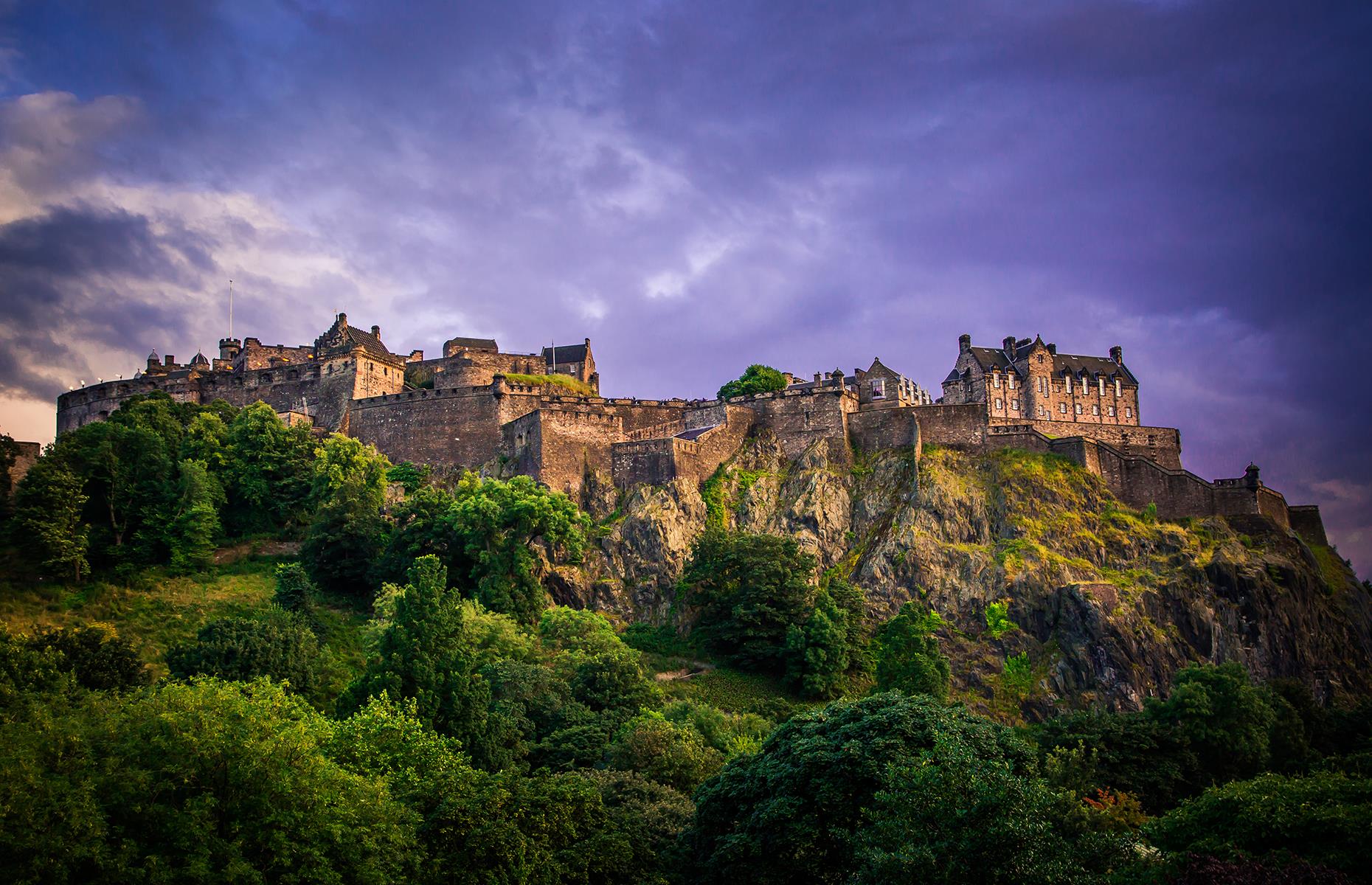 <p>Brooding on Castle Rock, <a href="https://www.edinburghcastle.scot/">Edinburgh's famous fortress</a> has a history with roots right back to the Iron Age and, over the years, it's served as a royal home, a military site and a defensive stronghold. Now it's the Scottish capital's top attraction, drawing history buffs through its Great Hall and sprawling courtyards. It's a site favoured by ghost-hunters too. The dungeons, where many prisoners endured cruel treatment, are said to be filled with the ghosts of tortured souls.</p>