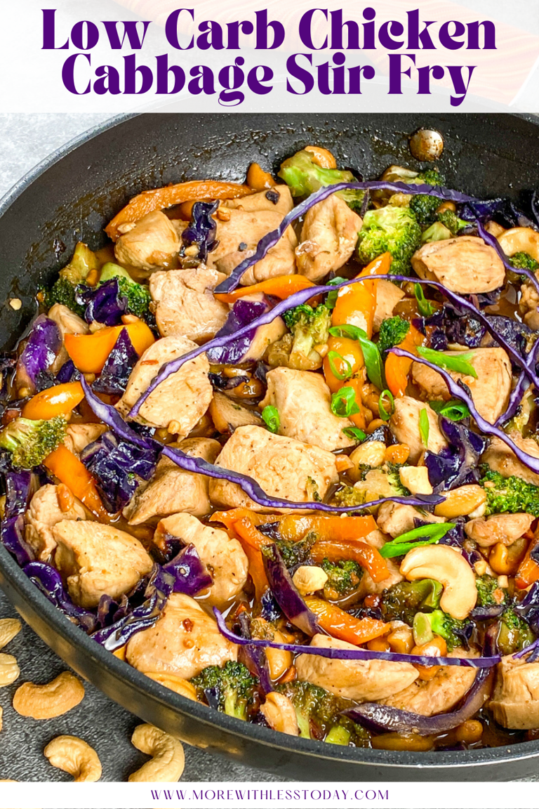 Low Carb Chicken Cabbage Stir Fry Recipe