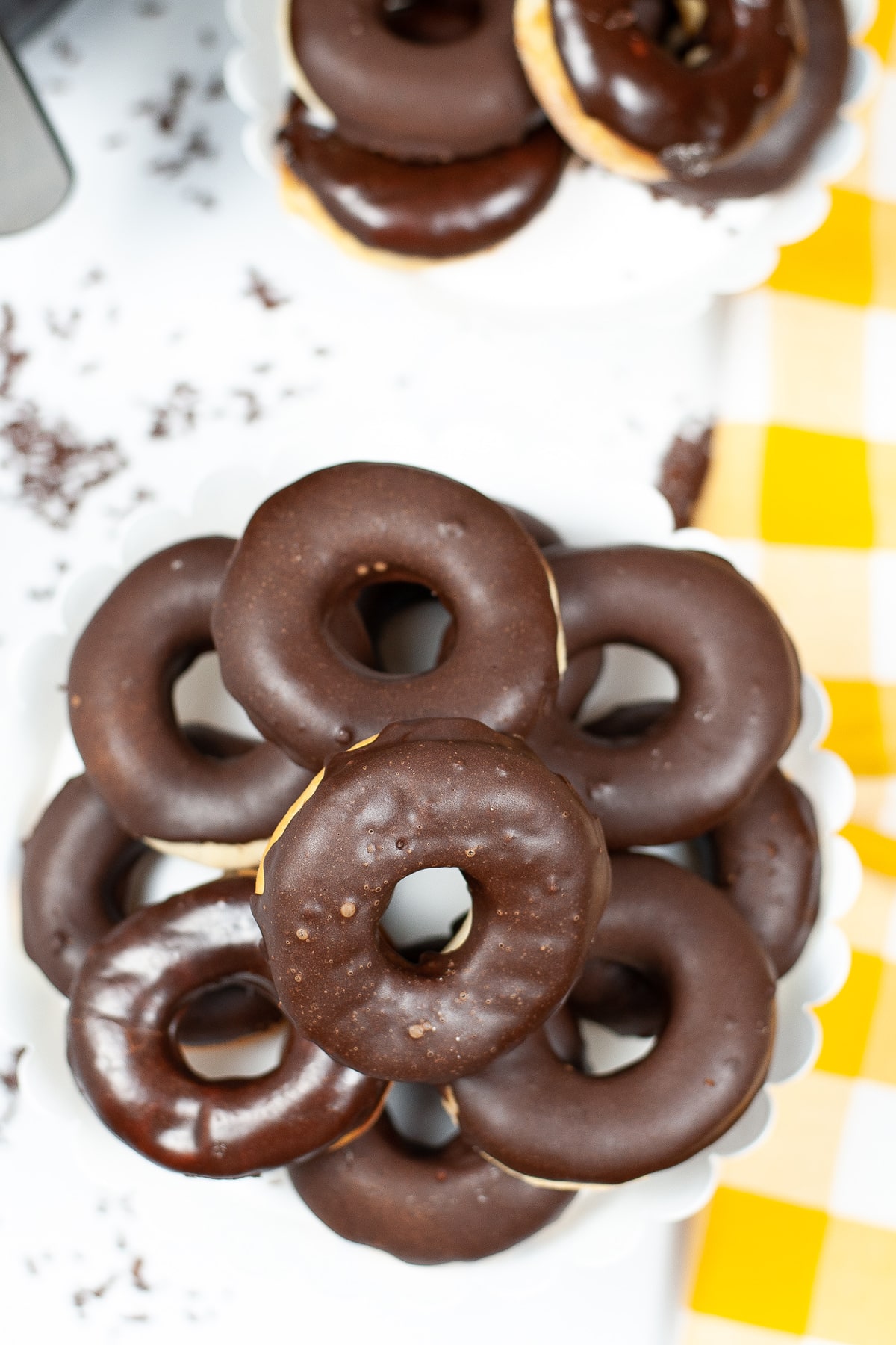 Chocolate Glazed Air Fryer Donuts (Krispy Kreme Copycat Recipe)