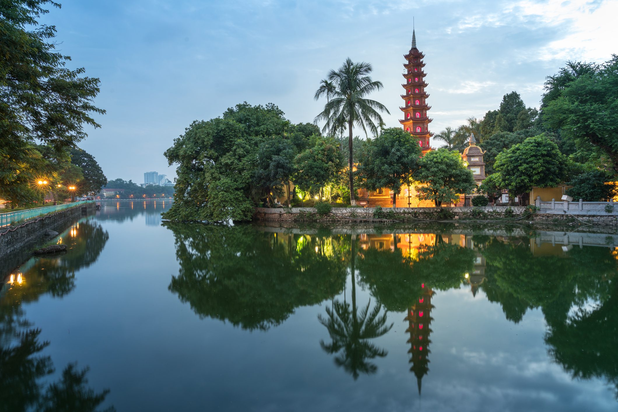 <h3 class="">Asia</h3> <p>If you're looking for a luxe stay for less, Vietnam's culture-filled capital is a destination to watch. Hanoi made it onto <em>Luxury Hotel</em>'s list of the most luxurious hotels for less, with five-star rooms at $118 per night.</p> <p>Travelers can head to Hanoi to get custom tailoring for a fraction of the cost. You can have button-down shirts made to order for $10, or an entire wardrobe made for less than the cost of a pair of designer jeans, and in about 48 hours. Avoid this northern Vietnamese area in the summer monsoon season, and instead choose early spring or fall for good weather and airfare prices around $800 round trip.</p>